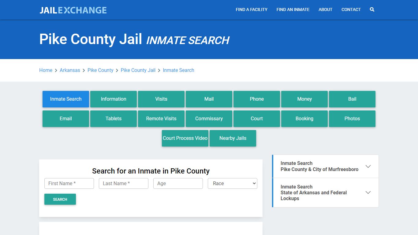 Pike County Jail, AR Inmate Search: Roster & Mugshots